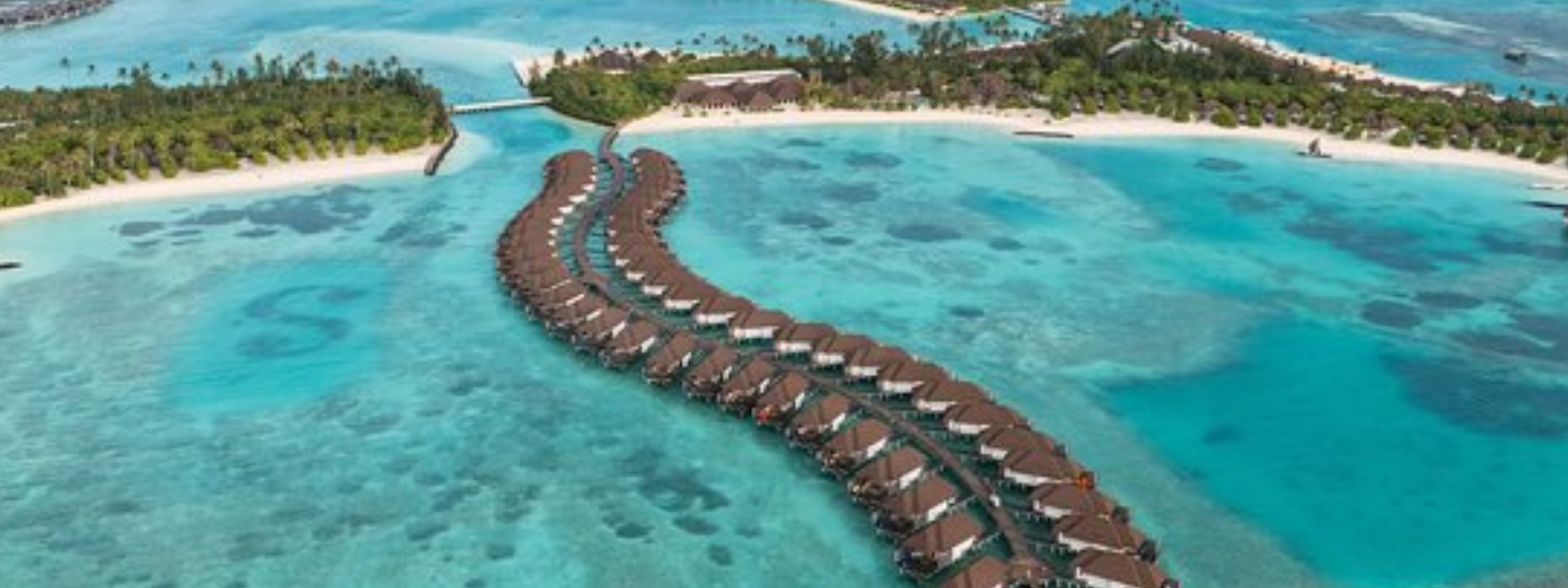 OZEN RESERVE BOLIFUSHI南馬列高端全包式渡假村滑水道水上屋景觀